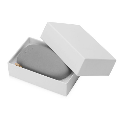 Внешний аккумулятор в форме камня «Stone», 10400 mAh, серый