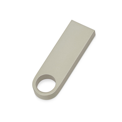 USB 2.0- флешка на 16 Гб с мини чипом, компактный дизайн с круглым отверстием