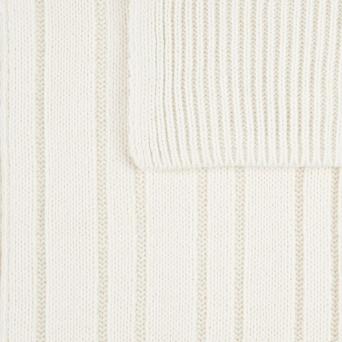 Шарф Knit Beat, белый (молочный)