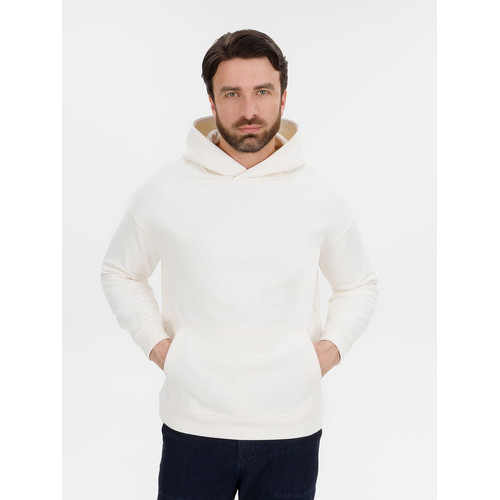 Худи оверсайз унисекс Snuggie, молочно-белое