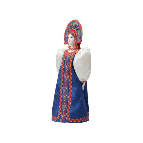 Подарочный набор: кукла фарфоровая, крем-мёд с лаймом и имбирем