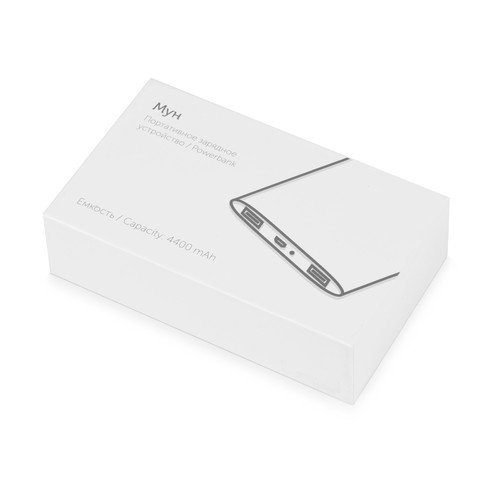 Внешний аккумулятор «Мун», 4400 mAh