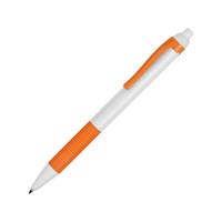 Ручка пластиковая шариковая «Centric», белый/оранжевый