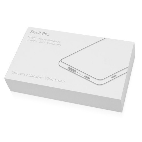 Внешний аккумулятор «Shell Pro», 10000 mAh
