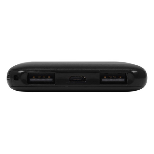 Портативное зарядное устройство"Grind", 5000 mAh, черный