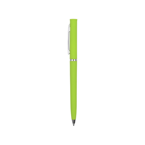 Ручка шариковая "Navi" soft-touch, зеленое яблоко