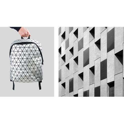 Rombica Mybag Prisma Silver, серебристый
