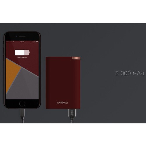 Внешний аккумулятор «Neo Alfa Cherry», 8000mAh