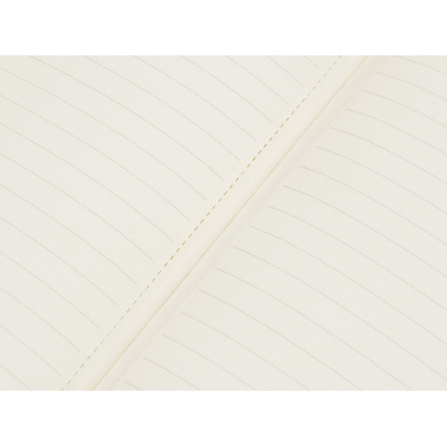 Блокнот «Notepeno» 130x205 мм с тонированными линованными страницами, красный