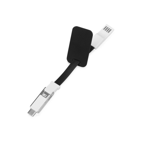 Зарядный кабель 3-в-1 "Charge-it", черный