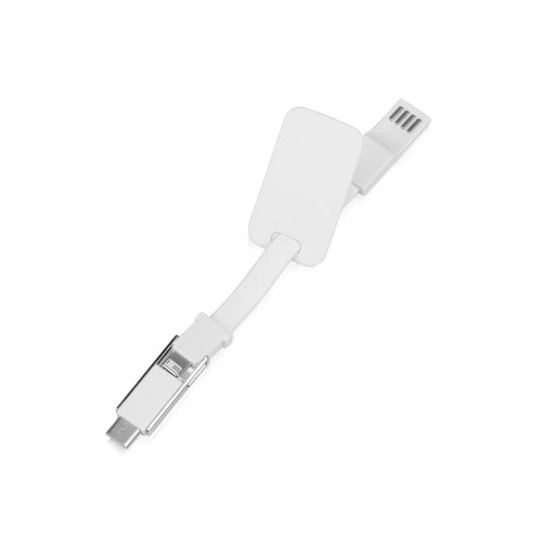 Зарядный кабель 3-в-1 "Charge-it", белый