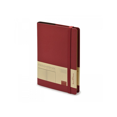 Ежедневник недатированный А5 "Oxford", бордовый