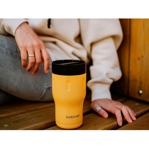Термос питьевой, вакуумный, бытовой, тм "bobber". Объем 0,35 литра. Артикул Tumbler-350 Ginger Tonic