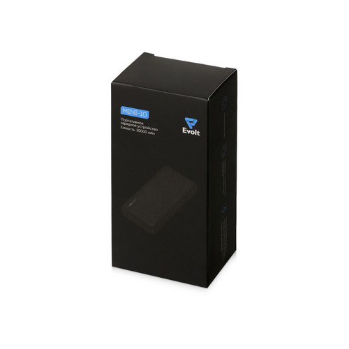 Внешний аккумулятор Evolt "Mini-10", 10000 mAh, серый