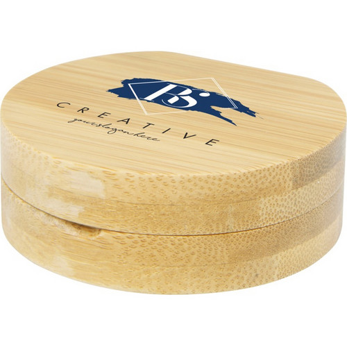 Карманное зеркало в бамбуковой раме Afrodit, natural