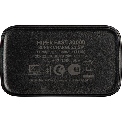 Портативный внешний аккумулятор «FAST», 30000 mAh