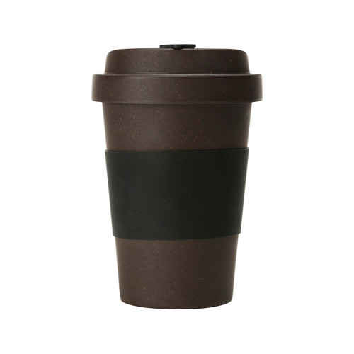 Стакан из кофе с силиконовой манжетой «Latte», коричневый