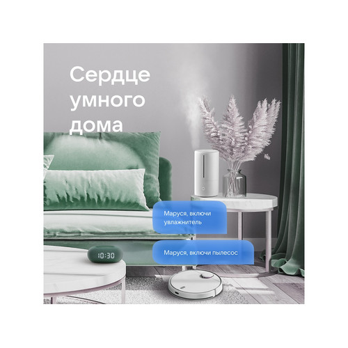 Умная колонка VK Капсула Мини с голосовым помощником Марусей, хвойный зеленый