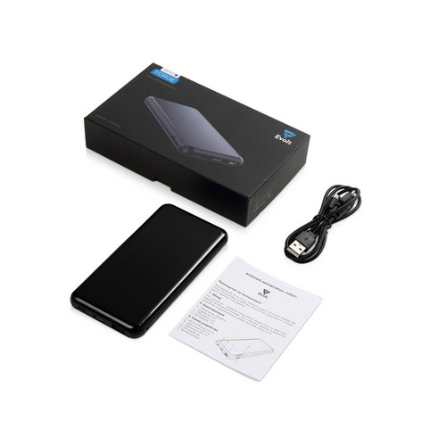 Внешний аккумулятор «Forge» v.2, металл, 10000mah, черный
