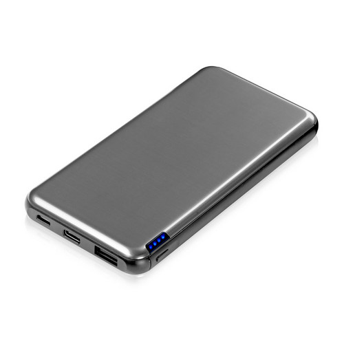 Внешний аккумулятор «Forge» v.2, металл, 10000mah, серый
