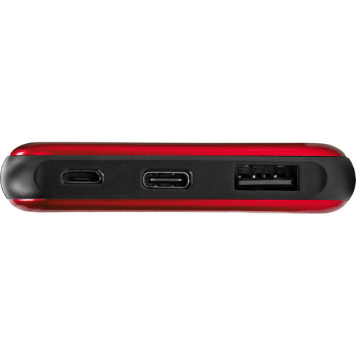 Внешний аккумулятор «Forge» v.2, металл, 10000mah, красный