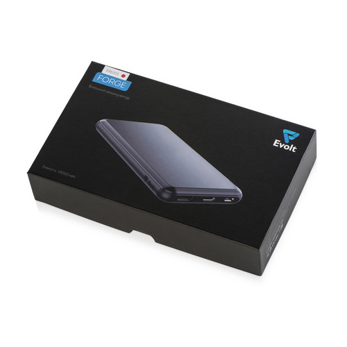 Внешний аккумулятор «Forge» v.2, металл, 10000mah, красный