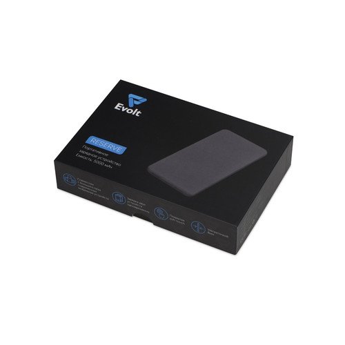 Внешний аккумулятор «Reserve» с USB Type-C, 5000 mAh
