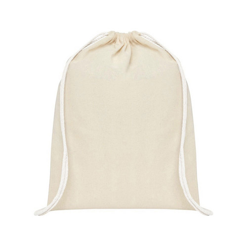 Рюкзак со шнурком Tenes из хлопка плотностью 140 г/м2, natural