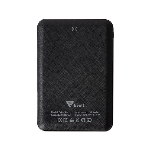 Беспроводной внешний аккумулятор «Grind Air» v. 2, 5000 mAh