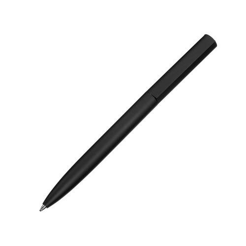 Шариковая металлическая ручка "Minimalist" софт-тач, черный
