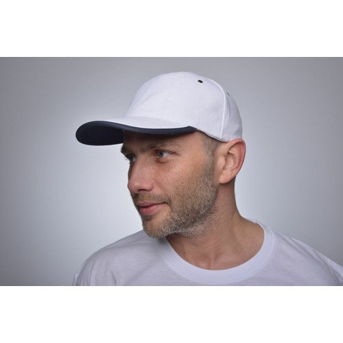 Бейсболка Unit Trendy, голубая с белым