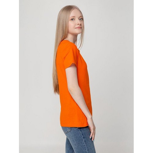 Футболка женская T-bolka Lady, оранжевая