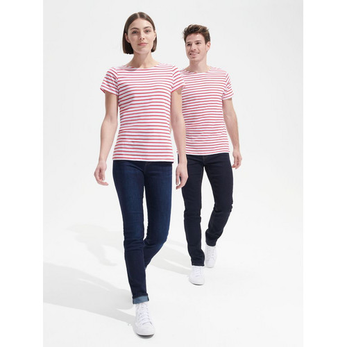 Футболка Miles Women белая с красным