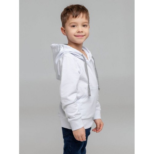 Толстовка с капюшоном детская Kirenga Kids, белая