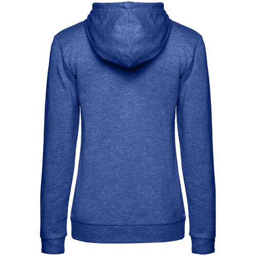 Толстовка с капюшоном женская Hoodie, ярко-синий меланж