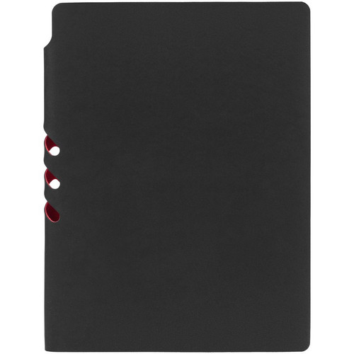 Ежедневник Flexpen Black, недатированный, черный с красным
