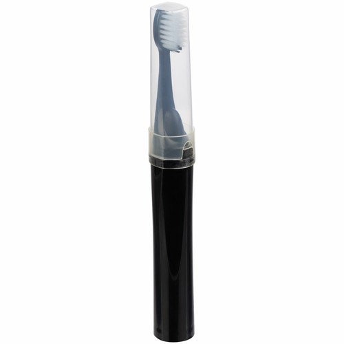 Зубная щетка с пастой Push & Brush, черная