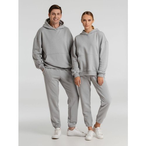 Худи оверсайз Kulonga Comfort, светло-серое