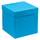 Коробка Cube, L, голубая