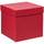 Коробка Cube, L, красная
