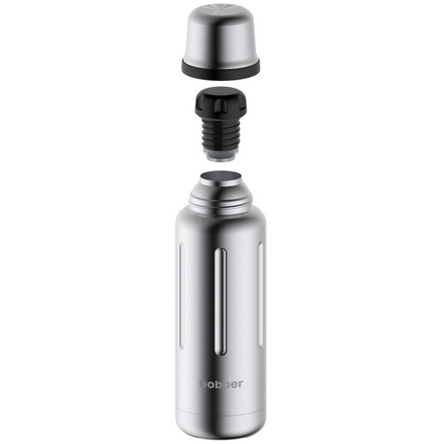 Термос Flask 470, вакуумный, стальной матовый