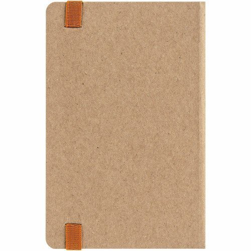 Ежедневник Eco Write Mini, недатированный, с оранжевой резинкой