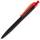 Ручка шариковая Prodir QS01 PRT-T Soft Touch, черная с красным