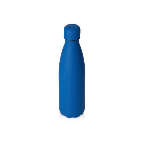 Вакуумная термобутылка "Vacuum bottle C1", soft touch, 500 мл, синий классический