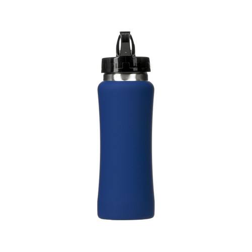 Бутылка для воды "Bottle C1", сталь, soft touch, 600 мл, темно-синий