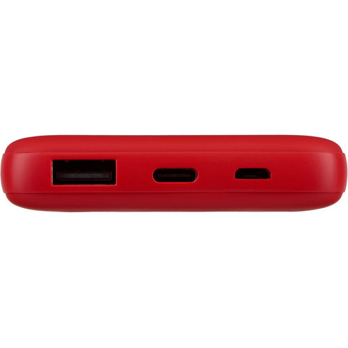 Внешний аккумулятор "Powerbank C2", 10000 mAh, красный