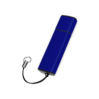 Флеш-карта USB 2.0 16 Gb металлическая с колпачком 