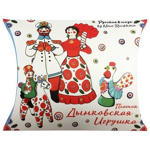 Платок «Дымковская игрушка»