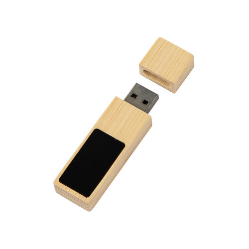 USB 2.0- флешка на 32 Гб c подсветкой логотипа «Bamboo LED»