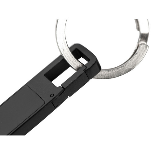 USB 2.0- флешка на 32 Гб c подсветкой логотипа «Hook LED», темно-серый, красная подсветка